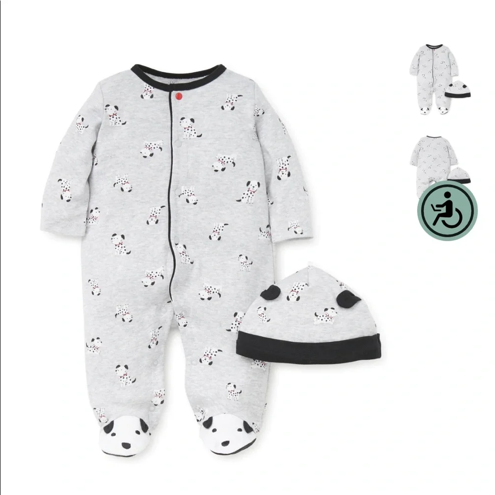 Little Me Sleepers with Hats - Picture 2 of 15